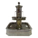 Giannini Garden Anduze Cast Stone Carre Outdoor Courtyard Fountain with Square Basin 1673