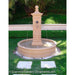 Giannini Garden Aquitaine Cast Stone Outdoor Courtyard Fountain with Basin 1591