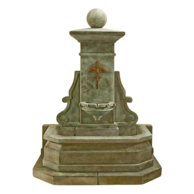 Giannini Garden Avignon Cast Stone Outdoor Wall Fountain 1617