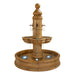 Giannini Garden Beaumont Cast Stone Outdoor Courtyard Fountain with Basin 1638