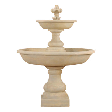 Giannini Garden Belair 2-Tier Cast Stone Outdoor Fountain 1125 1125