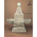 Giannini Garden Bellagio Cast Stone Outdoor Garden Fountain with Bronze Spouts 1053 1053