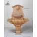 Giannini Garden Bernini Lavabo Lion Head Cast Stone Outdoor Wall Fountain 1066 1066