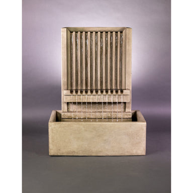 Giannini Garden Brentwood Channel Outdoor Cast Stone Wall Fountain 1827