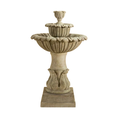 Giannini Garden Calanthia Short Cast Stone Outdoor Fountain 1684 1684