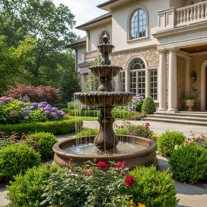 Giannini Garden Calanthia Three Tier Pond Fountain 1696 GG-1696