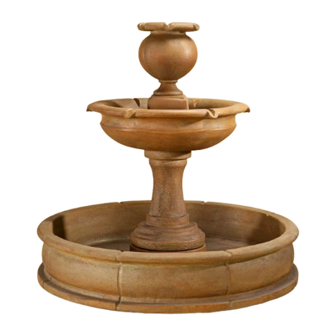 Giannini Garden Cannes Concrete Outdoor Garden Fountain with Basin 1664