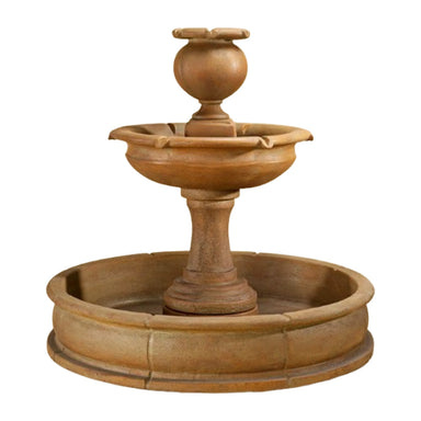 Giannini Garden Cannes Concrete Outdoor Garden Fountain with Basin 1664
