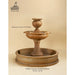 Giannini Garden Cannes Concrete Outdoor Garden Fountain with Basin 1664