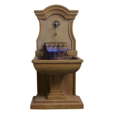 Giannini Garden Colette Cast Stone Outdoor Wall Fountain 1714 1714