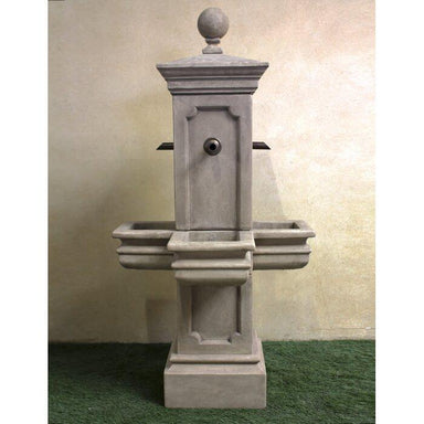 Giannini Garden Columnaris Cast Stone Outdoor Courtyard Fountain 719 1719