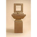 Giannini Garden Contempo Cast Stone Square Outdoor Garden Fountain 1628 1628