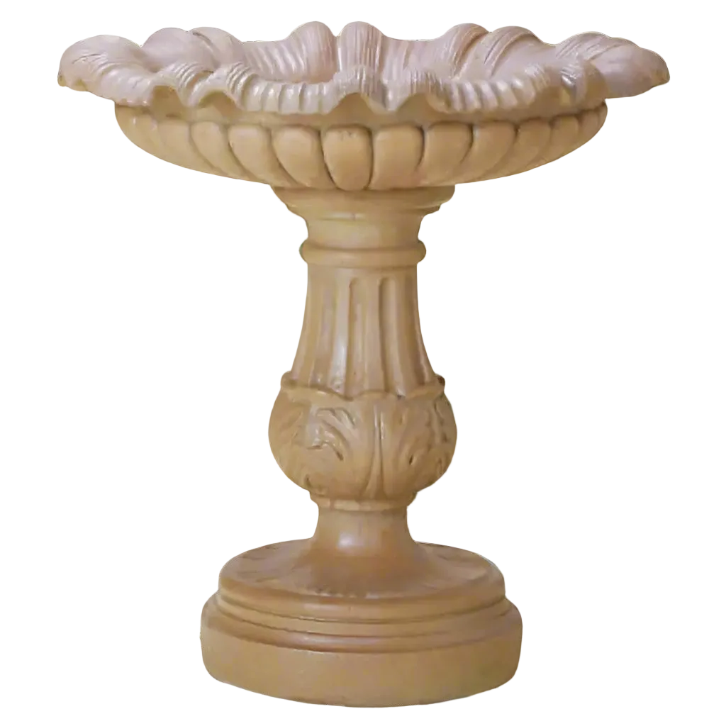 Giannini Garden Corsica Bird Bath Outdoor Cast Stone 2151
