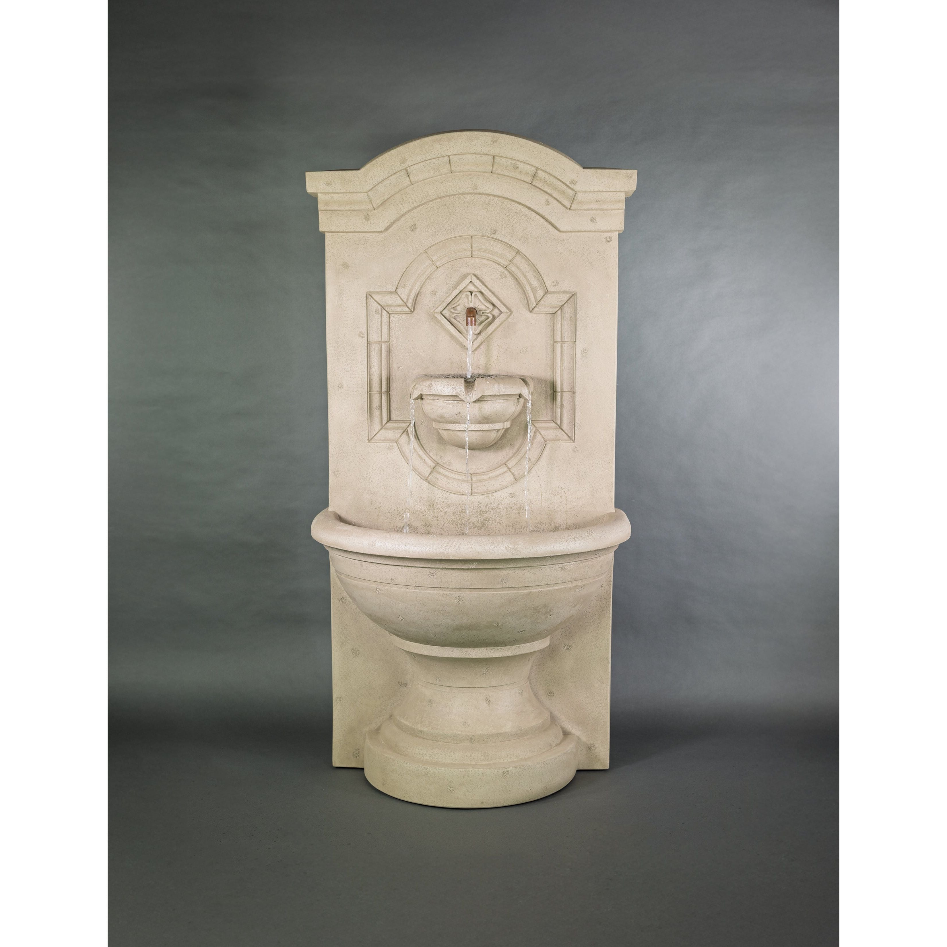 Giannini Garden Corsica Outdoor Wall Fountain in GFRC 1836 1836