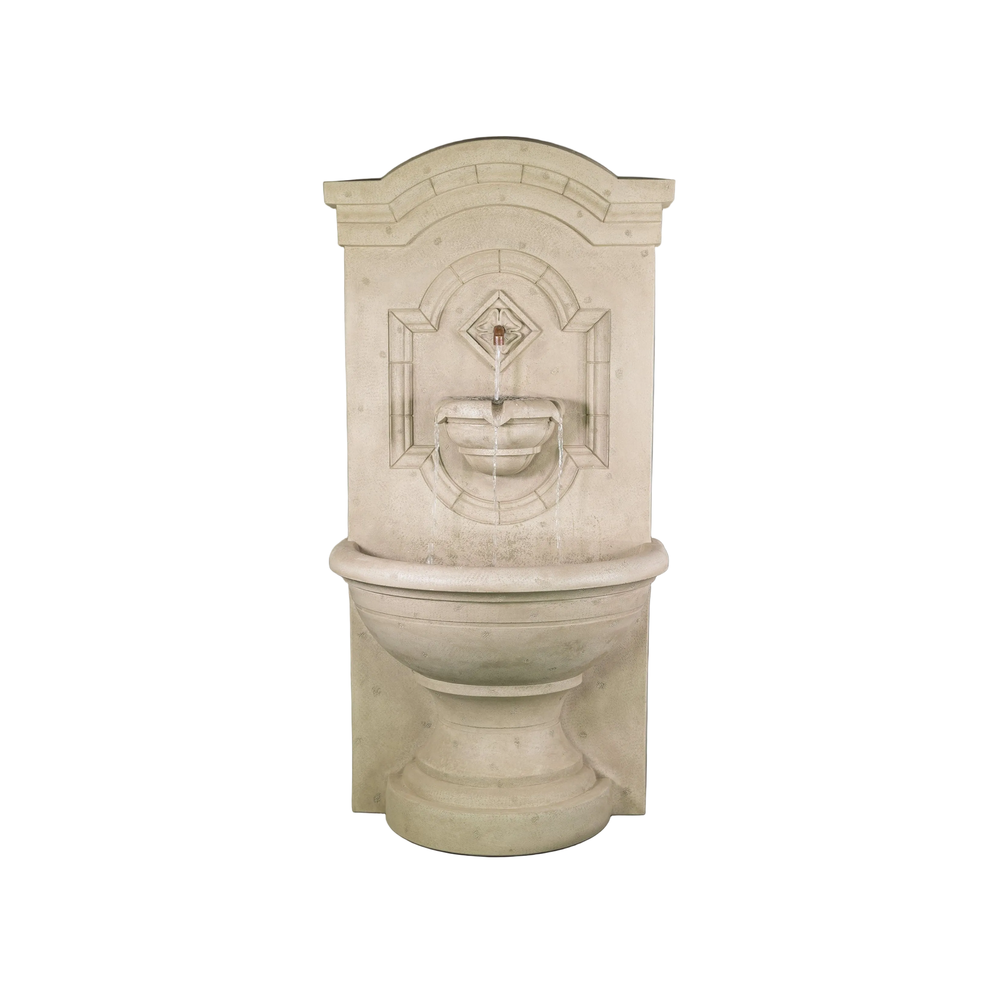 Giannini Garden Corsica Outdoor Wall Fountain in GFRC 1836