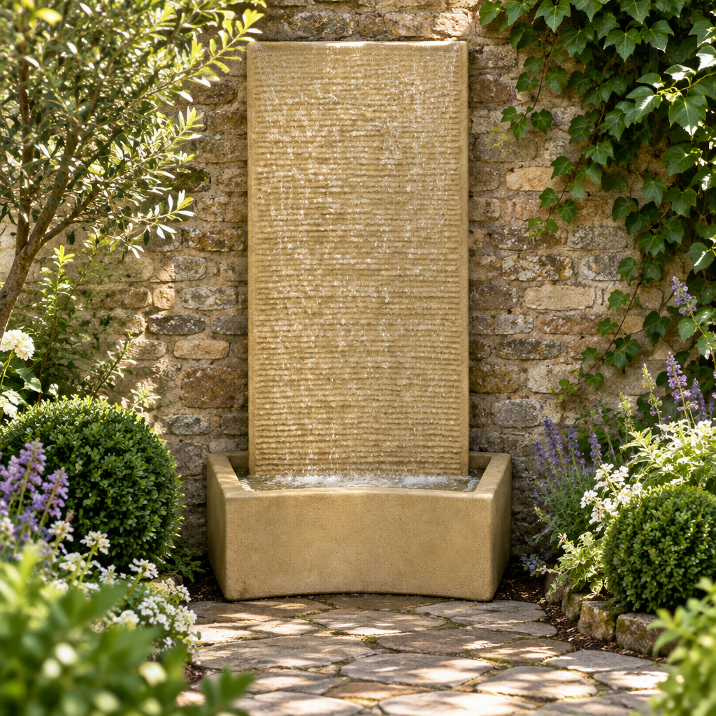 Giannini Garden Curved Outdoor Fountain 1433