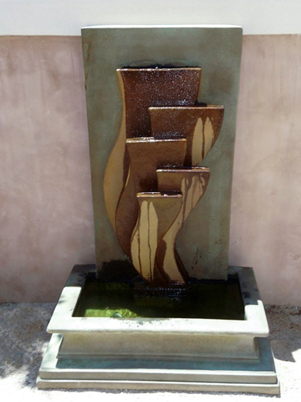 Giannini Garden Deco Cast Stone Outdoor Wall Fountain 1403 1403