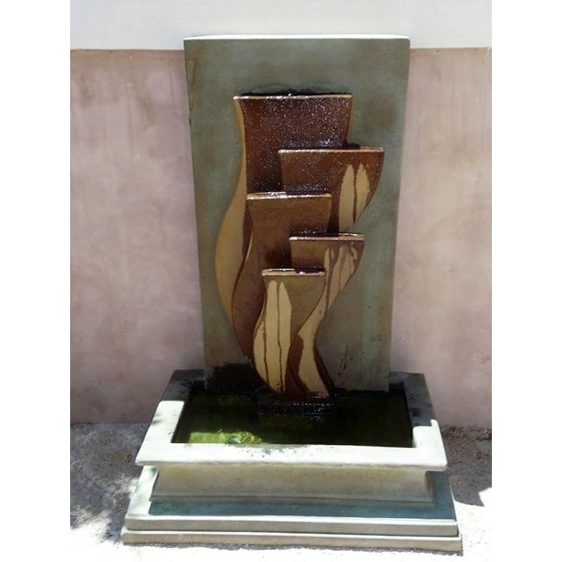 Giannini Garden Deco Cast Stone Outdoor Wall Fountain 1403 1403