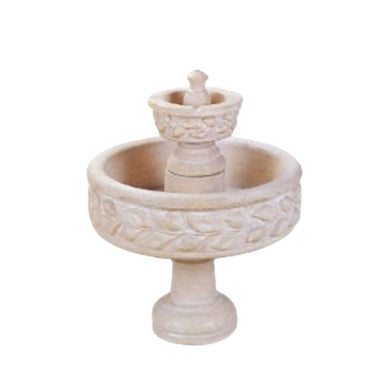 Giannini Garden Deruta Cast Stone 2-Tier Outdoor Garden Fountain 1011 1011
