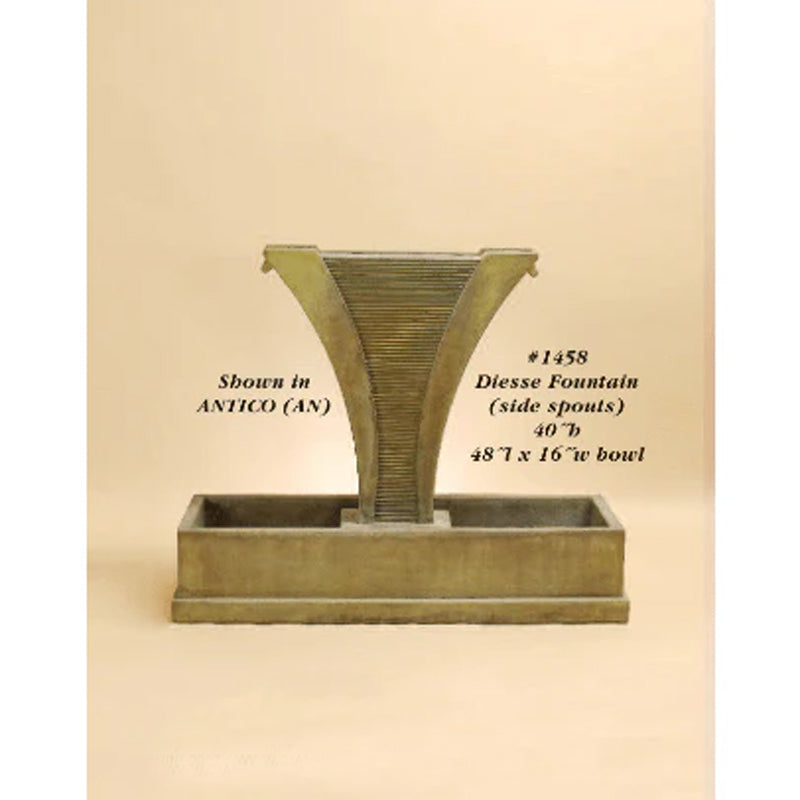 Giannini Garden Diesse Cast Stone Outdoor Courtyard Fountain