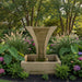 Giannini Garden Diesse Square Cast Stone Outdoor Courtyard Fountain 1460 1460