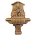 Giannini Garden Donatello Lavabo Lion Head Cast Stone Outdoor Wall Fountain 103 103