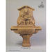 Giannini Garden Donatello Lavabo Lion Head Cast Stone Outdoor Wall Fountain 103 103