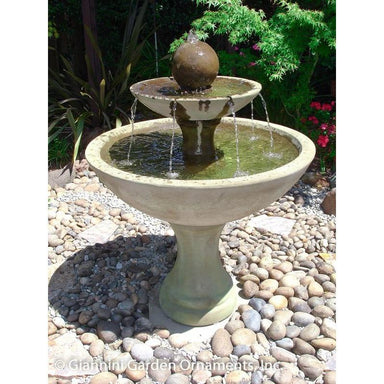 Giannini Garden Doppia Outdoor Courtyard Fountain 1585 1585