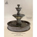 Giannini Garden Florica Cast Stone Brevis Outdoor Courtyard Fountain with Basin 1699 1699