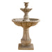 Giannini Garden Gaetana 2-Tier Cast Stone Outdoor Courtyard Fountain 1671 1671