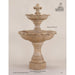 Giannini Garden Gardenia 2-Tier Cast Stone Outdoor Courtyard Fountain 1214