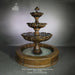 Giannini Garden Gardenia 3-Tier Cast Stone Outdoor Courtyard Fountain