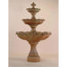 Giannini Garden Gardenia 3-Tier Cast Stone Outdoor Courtyard Fountain