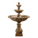 Giannini Garden Grand Chateau 3-Tier Cast Stone Outdoor Courtyard Fountain 1692 1692