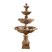 Giannini Garden Grand Chateau 4-Tier Cast Stone Outdoor Courtyard Fountain 1694 1694