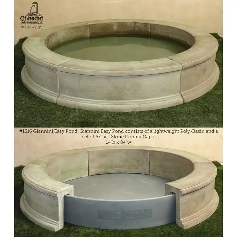 Giannini Garden Malibu Three Tier Outdoor Pond Fountain 1800
