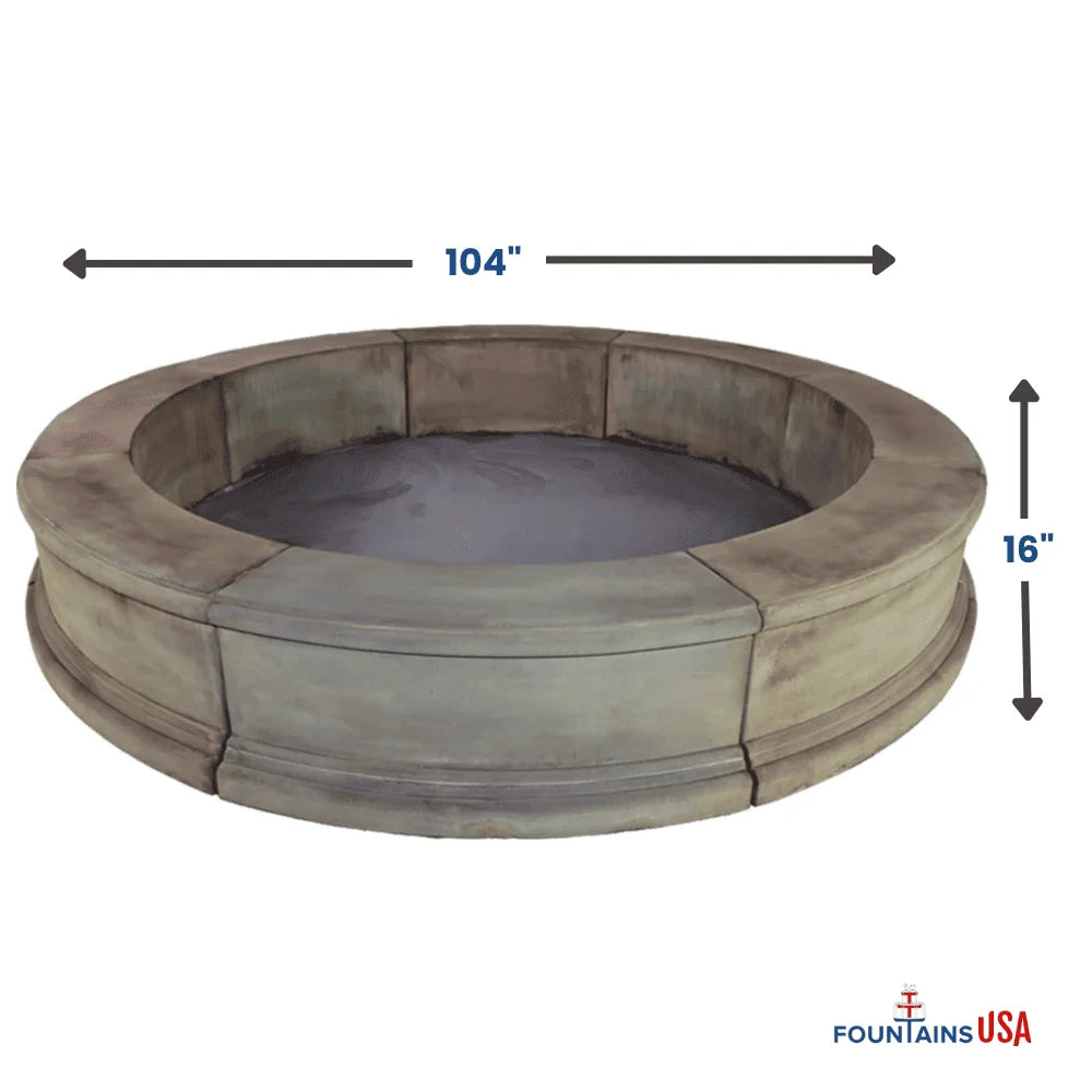 Giannini Garden Garda Three Tier Outdoor Pond Fountain 1174