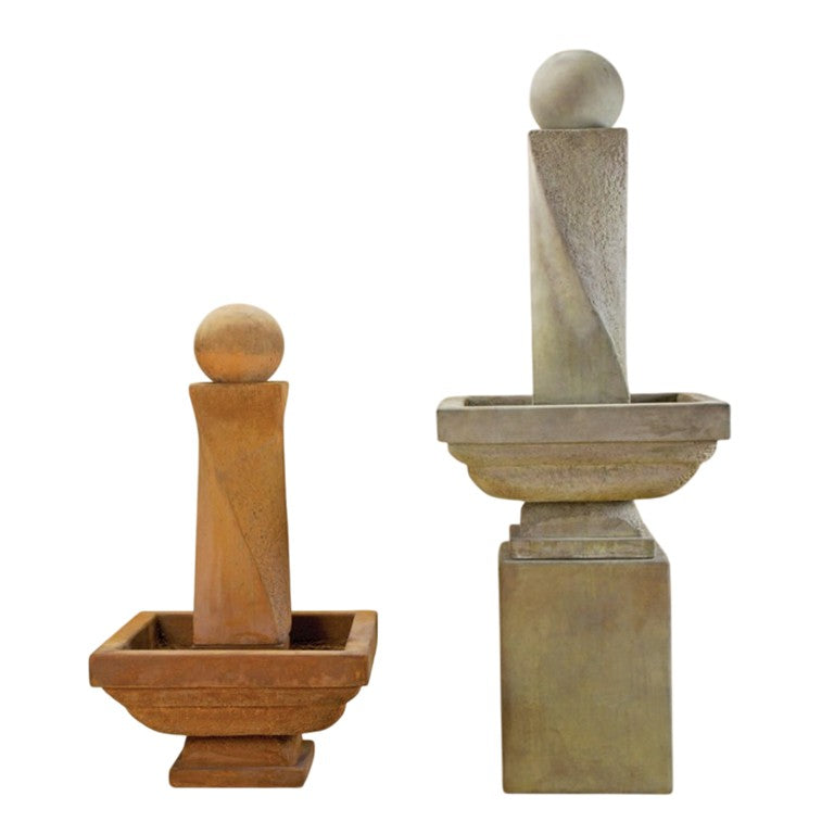 Giannini Garden Mod Twist Outdoor Fountain