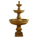 Giannini Garden Montefalco 3-Tier Cast Stone Outdoor Courtyard Fountain 1604 1604