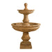 Giannini Garden Montefalco 5ft Tall 2-Tier Cast Stone Outdoor Courtyard Fountain 1607 1607