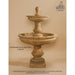 Giannini Garden Montefalco 5ft Tall 2-Tier Cast Stone Outdoor Courtyard Fountain 1607 1607