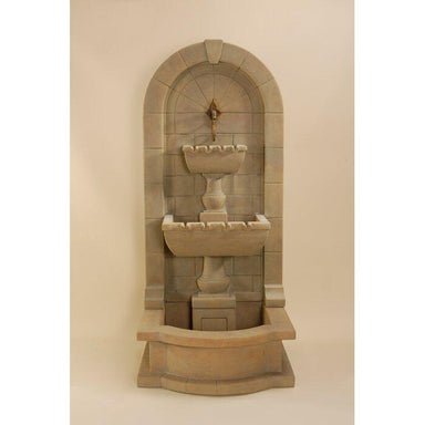 Giannini Garden Monterosso Cast Stone Outdoor Wall Fountain with Pond 1619
