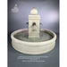 Giannini Garden Napa Fountain with Round Basin in GFRC 1787 1788