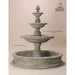 Giannini Garden Newcastle 3-Tier Cast Stone Outdoor Fountain with Basin 1193