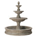 Giannini Garden Newcastle 3-Tier Cast Stone Outdoor Fountain with Basin 1193