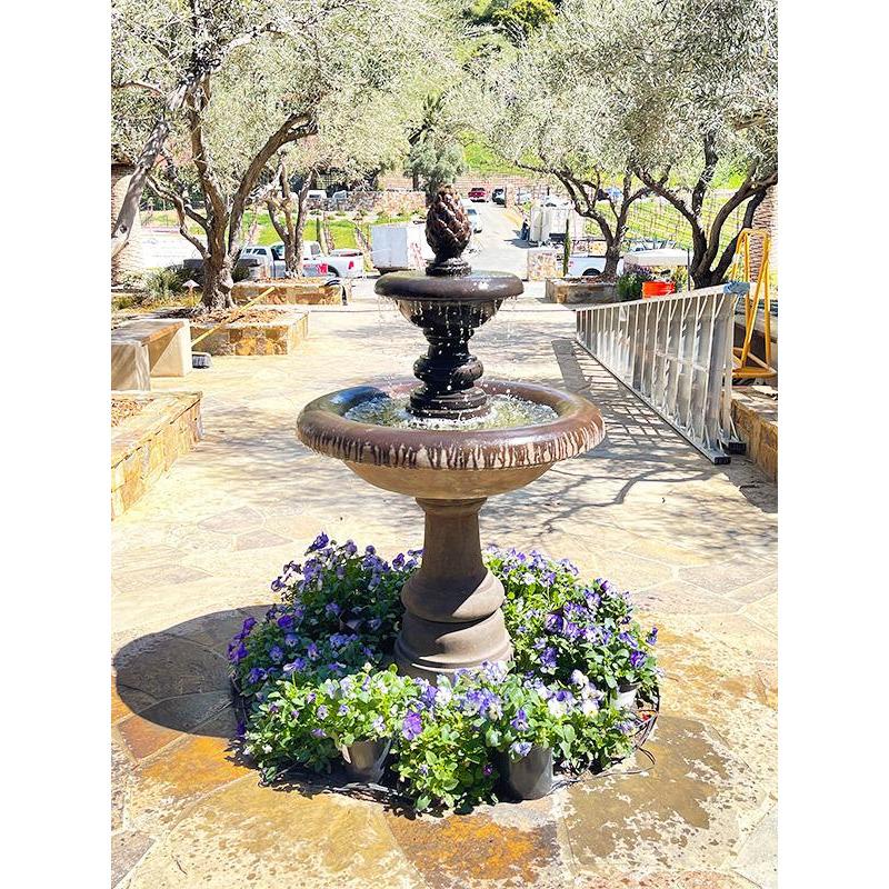 Giannini Garden Newcastle Cast Stone Outdoor Fountain 1171 1171