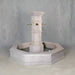 Giannini Garden Octavius Column Fountain 1731 with Octavius Easy Pond 1318 GG 1731-1318 w/ Bronze Spout