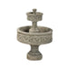 Giannini Garden Paestum 2-Tier Cast Stone Outdoor Garden Fountain 1007 1007