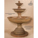 Giannini Garden Porta Elisa 3-Tier Cast Stone Outdoor Garden Fountain 1615 1615