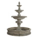 Giannini Garden Quattro Lion Head 3-Tier Outdoor Courtyard Fountain with Basin 1228
